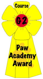 Paw Academy Awards G1Cours badge